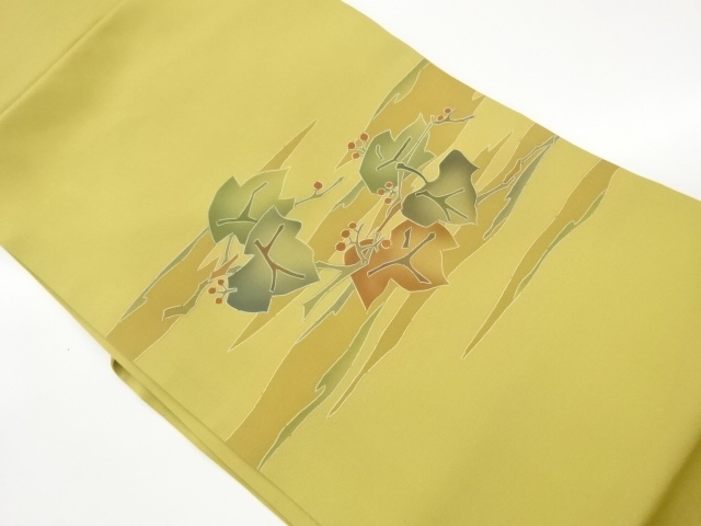 JAPANESE NAGOYA OBI / SHIOZE / HEAVENLY BAMBOO
